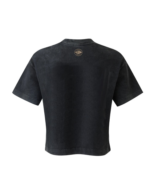 Cropped  Vintage Washed Tee Shirt - PALLADIUM EU - 2
