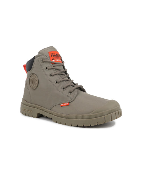 76835-308-M | PAMPA SP20 CUFF WP+ | DUSKY GREEN/BLACK - PALLADIUM EU - 2