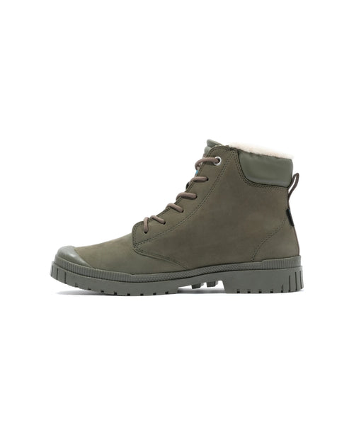 79067-325-M | SP20 CUFF LEATHER WATERPROOF WL | OLIVE NIGHT - PALLADIUM EU - 4