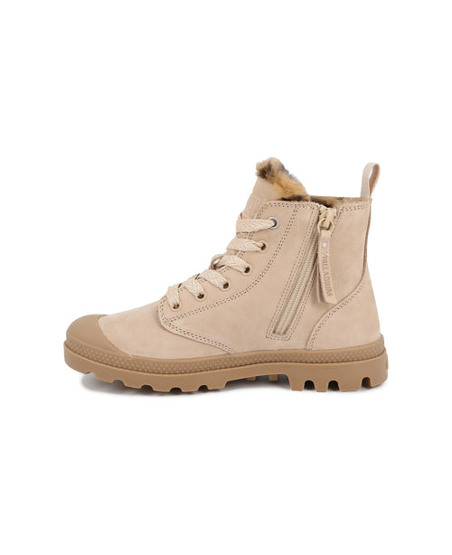 94979-257-M | PAMPA HI ZIP WL WILD | WARM SAND - PALLADIUM EU - 5