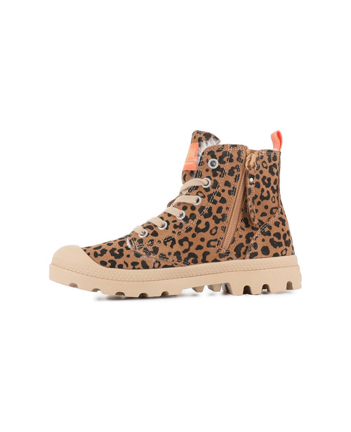 99519-974-M | PAMPA HI ZIP WL LEO | DEAR BROWN / BLACK - PALLADIUM EU - 4