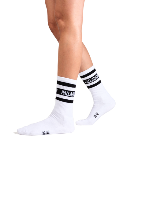 SX7381-100 | MID HEIGHT STR SOCKS | WHITE - PALLADIUM EU - 4